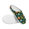 thumbnail image 3 of Rateoe Colorful Elephants Print Women's Men's Cotton Knit Slippers Lightweight Memory Foam Indoor House Shoes with Anti-Skid Sole-39/40, 3 of 7