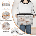 thumbnail image 3 of ADECORIVY Pink Gray Flower Storage Bin with Lid, Fabric Foldable Shelf Baskets Boxes, Peony Floral Closet Lidded Storage Bins, Clothes Organizer Container with Handles for Bedroom Home, 3 of 8