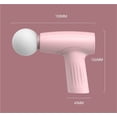 thumbnail image 2 of Muscle Mini Pink Massage Gun Deep Tissue Handheld Massage Gun Therapy Gun Fascia Gun Massagegun Massagers Handheld Deep Tissue, 2 of 2