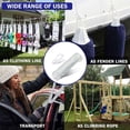 thumbnail image 6 of 50 Feet x 1/4inch Flag Pole Halyard Rope with 4 Pieces Flag Pole Hook Clips,Outdoor Flagpole Accessories Compatible, 6 of 7