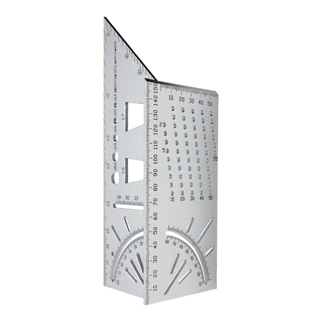 Almencla 3D Mitre Angle Measuring Template Gauge Woodworking Accessories Carpenter Scribe