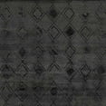 thumbnail image 1 of Ahgly Company Indoor Square Mid-Century Modern Light Black Oriental Area Rugs, 7' Square, 1 of 6