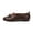 Brown, variant on SuTry Women's Work Flats Round Toe Slip On Comfortable PU Leather Bow Detail Office School Daily Casual Walking Shoes(40)