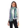 thumbnail image 2 of FORMRS Womens Scarf Winter Soft Long Big Warm Shawls Wrap Tassel Scarves, Moonlight Forest, 2 of 9