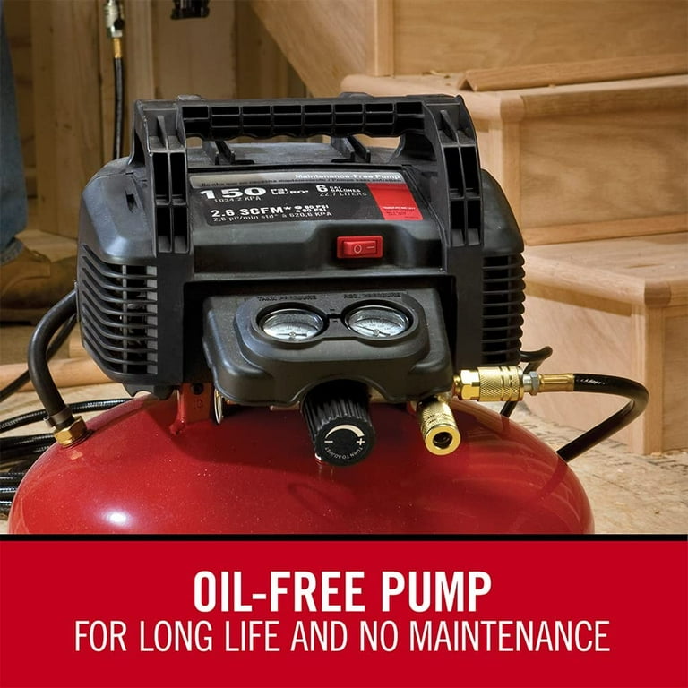 PORTER CABLE Air Compressor Kit 6 Gallon 3 Tool PCFP12234 Combo kit