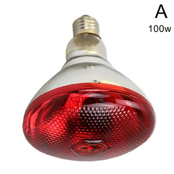 Heat Preservation Lamp Breeding Heating Bulb Infrared Waterproof Thickened Baking Lamp Chicken Brooding Piglet Heating