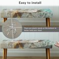 thumbnail image 6 of XYZCANDO Wear Resistant Bench Covers, Starfish Polyester Spandex Elastic Long Bench Slipcover for Dining Room Living Room, 6 of 9