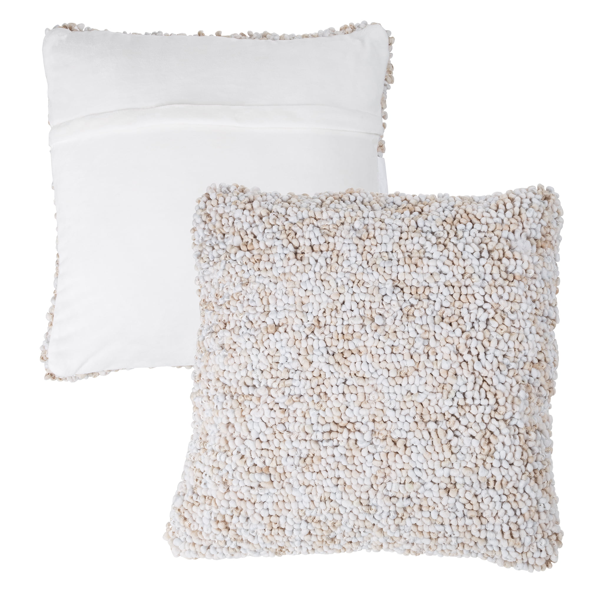 textured accent pillows