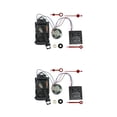 thumbnail image 1 of Naiovety Reloj de pared con movimiento de cuarzo con efecto de melodía, pieza de repuesto, herramientas prácticas para tabla de tallas Type1 NO1, 1 of 6