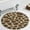style-2, variant on Giraffe Pattern (1) Round Area Rugs for Bedroom Living Room, 2FT Soft Comfy Indoor Circle Carpets, Carpet Home Decor Floor Mat