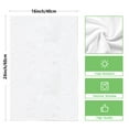 thumbnail image 6 of Aqua Snowflake Hello Winter Kitchen Towels Dish Towels, 16x24 Inch Farmhouse Holiday Decoration Cleaning Set of 2, 6 of 6