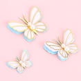 thumbnail image 4 of 3Pcs/Set Cake Toppers Cute Small Lightweight Faux Pearl Butterfly Birthday Cake Toppers for Party, 4 of 7