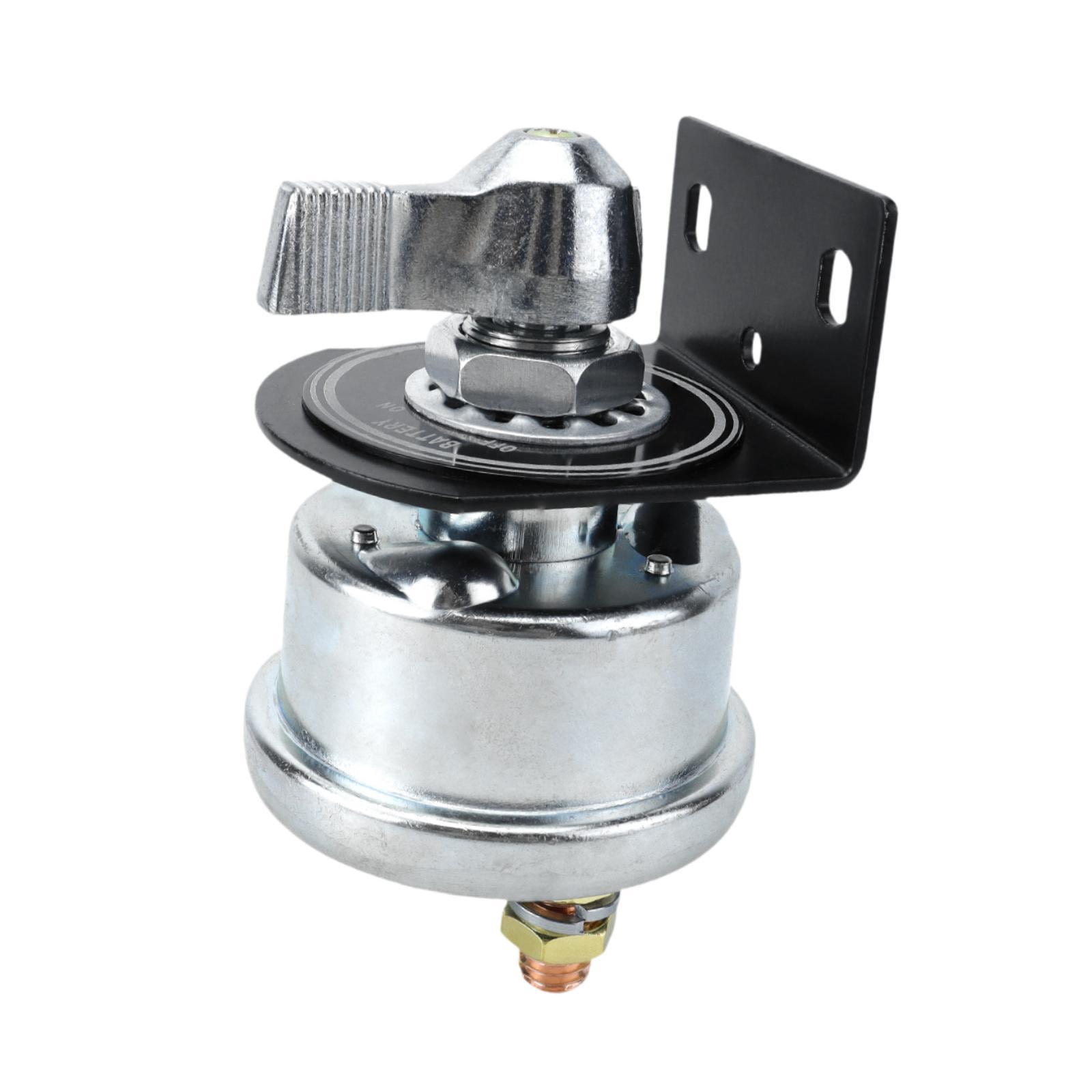 Wzmzjy Battery Disconnect Switch 12-48V High Performance Premium Battery Cut Off Switch Silver