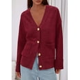 thumbnail image 5 of PRETTYGARDEN Women's Oversized Cardigan Sweaters Trendy Chunky Knit Long Sleeve V Neck Button Down Fall Winter Outfits, 5 of 8