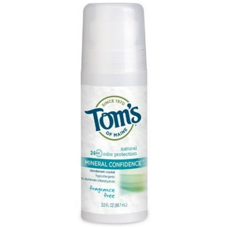 Tom's Of Maine Mineral Confidence Deodorant Crystal, Fragrance Free 2.40