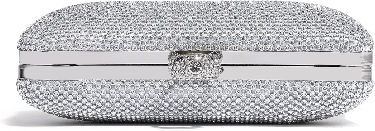 Rhinestone Clutch Purses for Women Sparkly Evening Bag Formal Elegant Wedding Party Purse