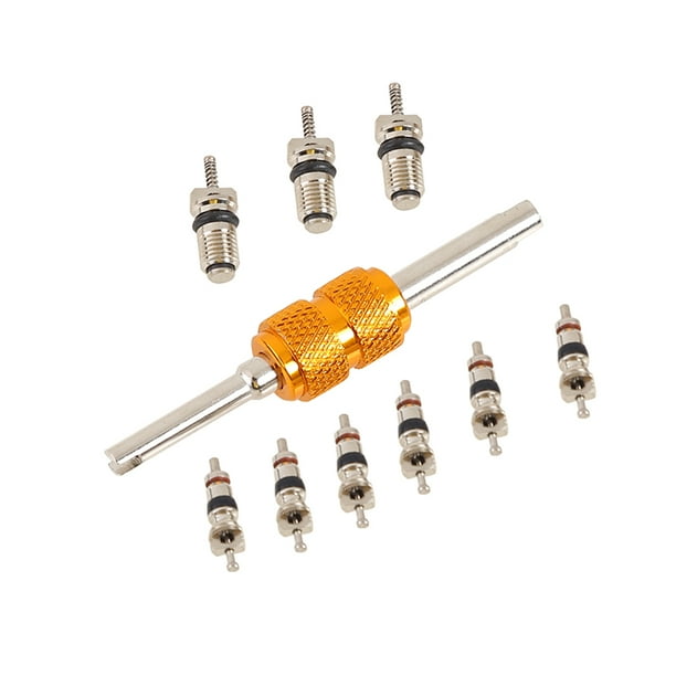 R134A A/C Retrocedente de herramientas de instalación de automóviles AC Válvula de CA Core de alto impacto Anticorrosión Automotantes Válvula de refrigerante Accesorios para automóvil