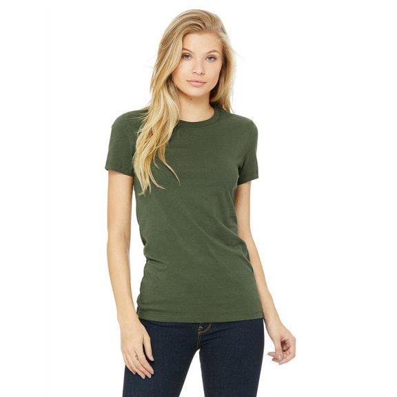 Ladies' Slim Fit T-Shirt - MILITARY GREEN - M
