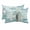 Turquoise, Teal, Sand, variant on Teal Palm Tree Outdoor Pillows for Chaise Lounge Chair Waterproof Lumbar Pillows with Insert&Adjustable Elastic Strap Beach Headrest Pillow Seaside Coastal Tree Tropical Botanical Pool Pillow 11"x16"