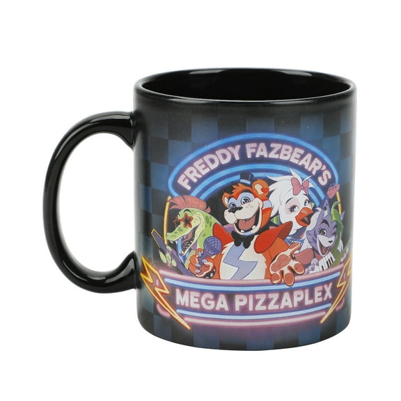 Five Nights At Freddys 885460 Mega Pizzaplex 16 oz Ceramic Mug