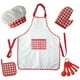 thumbnail image 1 of 1 juego de kits de cocina para niños kits de cocina infantil delantal de niños delantal de cocina para niños, 1 of 4