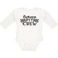 thumbnail image 3 of Inktastic Future Pit Crew Racing Flags Boys or Girls Long Sleeve Baby Bodysuit, 3 of 5