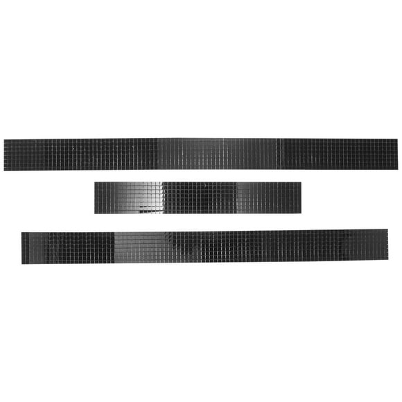 MOVTOTOP Black Mirror Mosaic Stickers Adhesive DIY Wall Decor for Bathroom Kitchen Bedroom 1464pcs