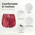 thumbnail image 6 of Picia Abstract Red Marble Pattern Women's 2 in 1 Athletic Running Shorts High Waisted Workout Casual Gym Sweat Shorts with Comfy Liner Zipper Pockets-XX-Large, 6 of 9