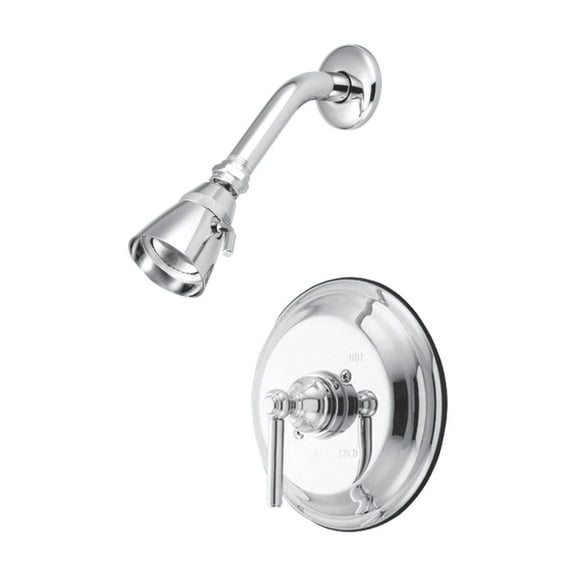 Kingston Brass KB2631ELSO Elinvar Single-Handle Pressure Balanced Shower Faucet, Polished Chrome