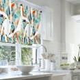 thumbnail image 2 of LALILO Kitchen Curtains and Valances Set of 3 36" Flower Window Treatment Tiers for Window Decor, 2 of 5