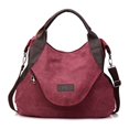 thumbnail image 1 of XINGMING-Bolso de mano informal de gran bolsillo para mujer, bolso de hombro, bolsos de lona con capacidad de cuero Fivean unisex, 1 of 2