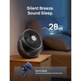 thumbnail image 2 of Dreo Ventilador para dormitorio, ventiladores de mesa ultra silenciosos de 28 dB de 11 pulgadas, flujo de aire fuerte de 60 pies, ajuste vertical de 120°, 3 velocidades, circulador de aire para escrit, 2 of 5