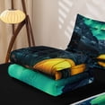thumbnail image 5 of catabedysis Aurora Camping Zipper Full Size Comforter Sets with Fitted Sheet and 2 Pillowcases,Northern Lights Tent Print Zipper Bedding Set For Boys,Multicolor,Black Reversible,4-Piece, 5 of 7