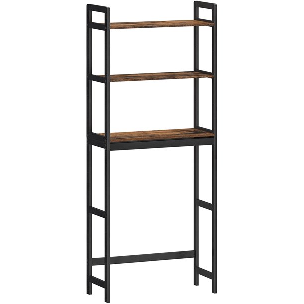 Over The Toilet Storage, 3Tier Bathroom Organizer Over Toilet with Adjustable Shelves