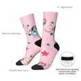 thumbnail image 4 of Masiiu Bluey Pattern Adult Crew Socks, Breathable Color-Block Mid-Calf Socks, Comfortable for Daily Wear and Sports, 4 of 6