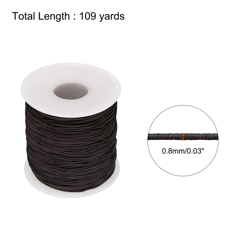 Stretch Magic Bead & Jewelry Cord - Strong & Stretchy, Easy to Knot - Clear  Color - 0.8mm Diameter - 100-meter (328 ft) Spool - Elastic String for
