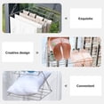 thumbnail image 3 of SHISUYAN Stainless Steel Balcony Laundry Drying Rack Multi-functional Shoes Drying Rack, 3 of 7