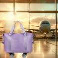 thumbnail image 2 of Série d'Experts en Rangement de Textiles pour la Maison Sac de Voyage Extensible avec Roues à 360 Grande Capacité Séparation Humide et Sèche Idéal pour Voyages d'Affaires Gym Étudiants et Voyage, 2 of 7