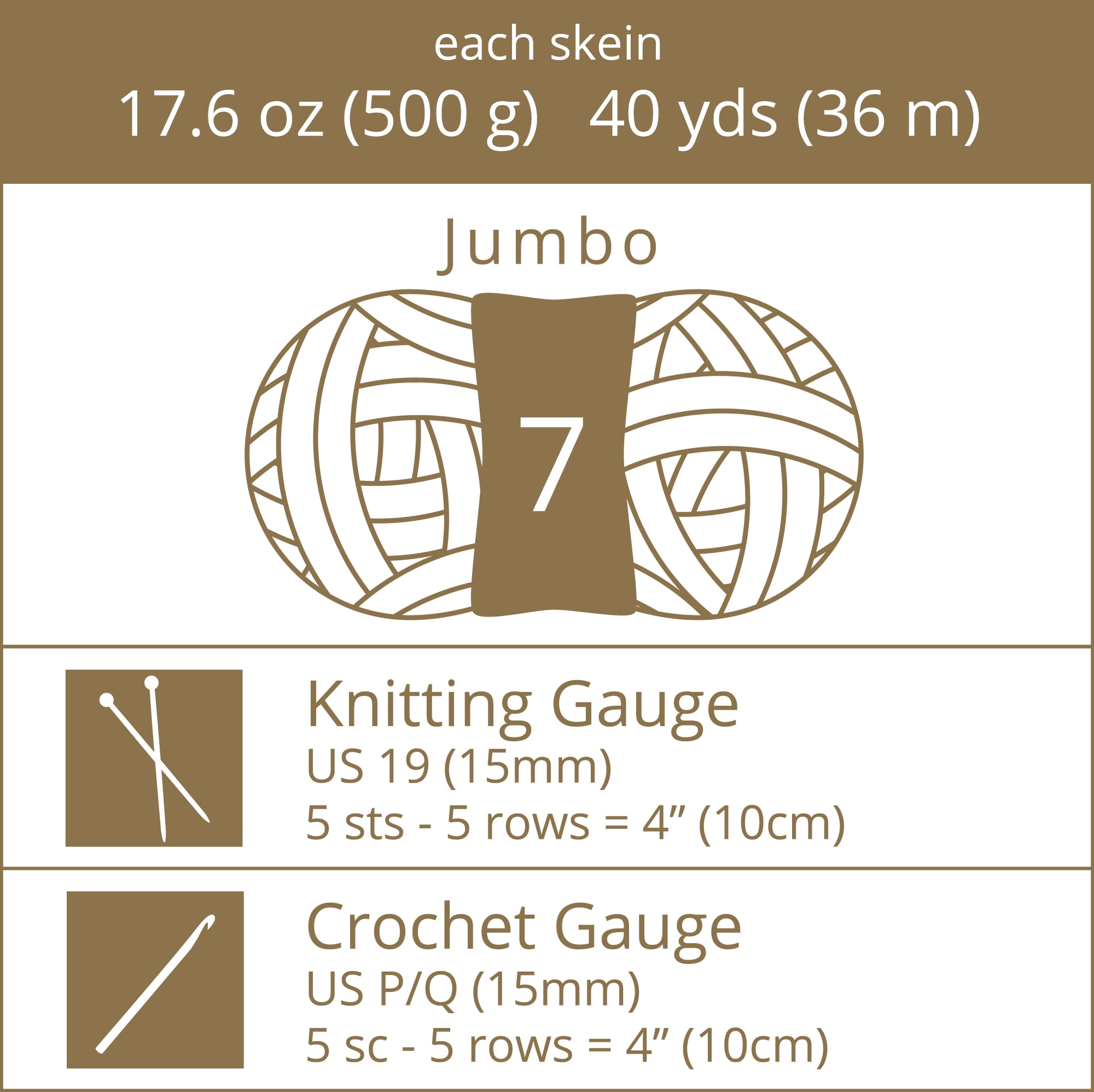 Crafted by Catherine Black Braided Velvet Jumbo Yarn, 40 yards, 17.6oz/500g (2 Pack)