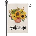 thumbnail image 1 of Bandera de jardín Girasol Impreso Primavera Yard Banner Decoración de arpillera Bandera de granja, Tipo 2 Vogacara HA005809-02, 1 of 6