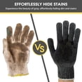 thumbnail image 4 of Guantes de protección Evridwear de algodón y poliéster, color gris, tamaño grande, 12 pares, 4 of 8