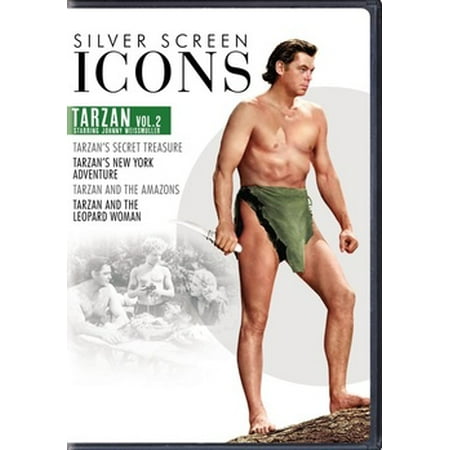 Movie Reel Icons - Silver Screen Icons: Johnny Weissmuller as Tarzan Volume 2 (DVD)