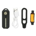 thumbnail image 1 of Luz trasera para bicicleta LED recargable por USB, resistente al agua y con 5 modos de señal de seguridad para ciclismo nocturno, 1 of 8
