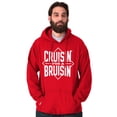 thumbnail image 5 of Cruisin For a Bruisin Fight Rebel Punk Men Big & Tall Graphic Hoodie Brisco Brands 2X, 5 of 6