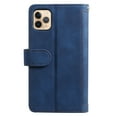thumbnail image 4 of iPhone 13 Pro Max Case, TECHCIRCLE Zipper 9 Card Slots Wallet Cover Flip Kickstand Magnetic PU Leather Shockproof Case with Pocket/Strap for Apple iPhone 13 Pro Max 6.7" 2021, Darkblue, 4 of 9