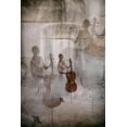 thumbnail image 2 of Schleicher-Schwarz, Roswitha 11x14 Black Ornate Wood Framed with Double Matting Museum Art Print Titled - The Stage Fright Of The Cellist, 2 of 4