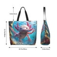 thumbnail image 4 of Kdxio Cute Underwater Axolotl Casual Tote Bags Women Big Capacity Shoulder Bag for Women Travel Shoulder Bags Handbags, 4 of 6