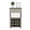 Light Gray, variant on Nmkwnr Wood Bar Cart with 12 Wine Rack and Wheels, Dark Brown