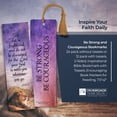 thumbnail image 5 of Be Strong and Courageous Bookmark Bulk, Christian Bible Bookmark, Bible Study Supplies, 24 Pack, 5 of 9