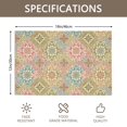 thumbnail image 3 of Placemat, Pioneer Flower Floral Print Pattern Place Mats Table Mat Set Of 2, PVC Washable Placemats for Party Kitchen Dining Decoration, 18x12 Inch, Fade Resistant, 3 of 6